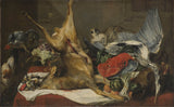 frans-snyders-sill-life-with-dead-game-a-monkey-a-parrot-and-dog-art-print-fine-art-reproduction-wall-art-id-ao0ojuf4n