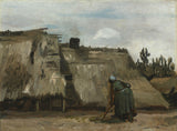 vincent-van-gogh-1890-a-gյուղացի-կին-փորում-իր-տնակի դիմաց-արտ-տպել-նուրբ-արվեստ-վերարտադրում-wall-art-id-ao0vp6t6q