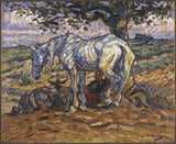 nils-kreuger-1911-don-quihotes-häst-rosinante-konst-tryck-fin-konst-reproduktion-väggkonst-id-ao189xmi7