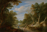 亞歷山大-keirincx-1629-樹木繁茂的景觀與人物藝術印刷美術複製品牆藝術 id ao2fi2gpe