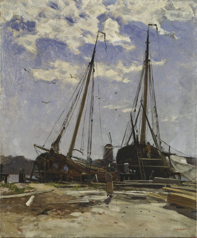 carl-skanberg-study-for-dordrecht-harbor-1880-gothenburg-museum-of-art-art-print-fine-art-reproduction-wall-art-id-ao2ipt9sk