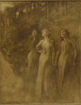 eugene-carriere-1897-esquisse-pour-la-mairie-du-12e-jeunesse-art-print-fine-art-reproduction-wall-art