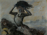 jean-louis-forain-1900-u početku-the-gale-art-print-fine-art-reproduction-wall-art