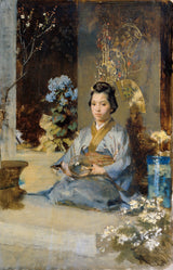 julius-victor-berger-1902-japanse-vrouw-in-een-kamer-kunstprint-fine-art-reproductie-muurkunst-id-ao4copi27