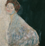 Gustav Klimt - 1918-lady-in-bielo-art-print-fine-art-reprodukčnej-wall-art-id-ao4n7by5t