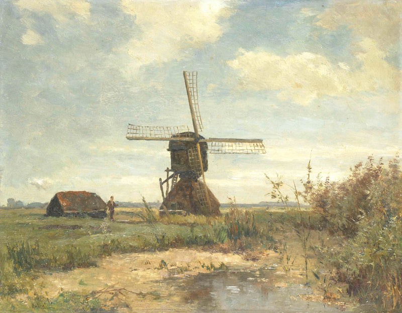 paul-joseph-constantin-gabriel-1860-sunny-day-a-mill-to-a-watercourse-art-print-fine-art-reproduction-wall-art-id-ao5huo9z2