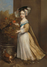 阿德里亞恩-漢尼曼-1654-威廉三世的肖像-橙色王子兒童藝術印刷品美術複製品牆藝術 id-ao66uwt6u