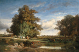 mgbe nile-troyon-1840-the-marsh-art-ebipụta-mma-art-mmeputa-wall-art-id-ao6lgxs5k