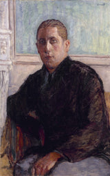 Pierre-Bonnard-1917-portret-dr-Maurice-Girardin-art-print-fine-art-reprodukcija-wall-art