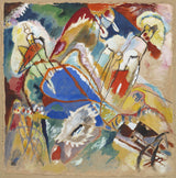 Wassily Kandinsky - 1913-draftimprovisation-30 pištoľ-art-print-fine-art-reprodukčnej-wall-art-id-ao7hwpm2t
