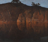 gottfrid-kallstenius-1907-efter-solnedgången-motiv-från-skärgården-konsttryck-finkonst-reproduktion-väggkonst-id-ao8k6ir69