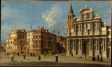 Canaletto-1730-campo-santa-maria-Zobenigo finner-Venezia-art-print-fine-art-gjengivelse-vegg-art-id-ao8n2vcfr