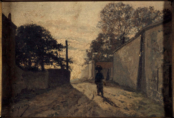 edmond-charles-joseph-yon-1865-rue-saint-vincent-in-montmartre-art-print-fine-art-reproduction-wall-art