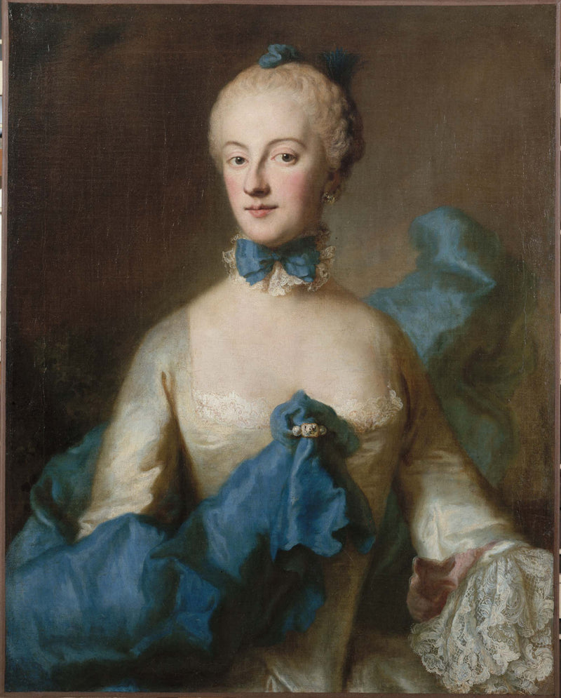 georg-desmarees-1750-portrait-of-marie-anne-josephe-of-bavaria-margravine-of-baden-1734-1776-art-print-fine-art-reproduction-wall-art