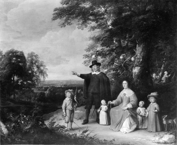 jacques-darthois-1645-family-group-in-a-landscape-art-print-fine-art-reproduction-wall-art-id-ao95g23si