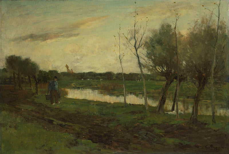 geo-poggenbeek-1873-landscape-with-a-canal-art-print-fine-art-reproduction-wall-art-id-aoa2il2bp