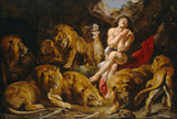 피터 폴 루벤스-1616-다니엘-인-더-라이온스덴-아트-프린트-미술-복제-벽-아트-id-aoa4c33t5