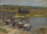 eugene-louis-boudin-1885-washwomen-at-the-edge-of-the-pond-art-print-fine-art-reproduction-wall-art-id-aoacihj1a