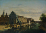 gerrit-adriaensz-berckheyde-1660-de-waag-weighing-house-and-crane-on-the-spaarne-haarlem-art-print-fine-art-reproduction-wall-art-id-aoava6zw2