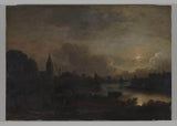 阿尔特·范·德·讷尔月光下的风景艺术印刷精美的艺术复制品墙艺术idaoaznww5p