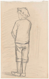 jozef-israels-1834-garoto-de-pé-por-atrás-de-impressão-de-arte-reprodução-de-belas-artes-arte-de-parede-id-aod24hmyv