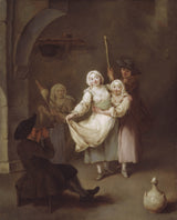 彼得羅·隆吉-1755-舞蹈藝術印刷美術複製品牆藝術 id-aoemwg4k2