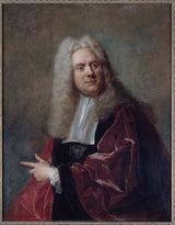弗朗索瓦·德特洛伊 1726 年市議員的肖像藝術印刷品美術複製品牆壁藝術