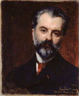 carolus-duran-1902-porträtt-av-arsen-alexandre-1859-1935-konst-historiker-och-kritiker-konst-tryck-fin-konst-reproduktion-väggkonst