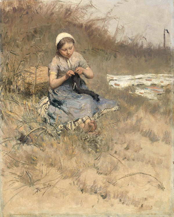 bernardus-johannes-blommers-1885-girl-knitting-art-print-fine-art-reproduction-wall-art-id-aogu3dpzw