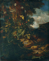 johann-adalbert-angermayer-1740-landskab-med-krybdyr-og-insekter-ii-kunsttryk-fin-kunst-reproduktion-vægkunst-id-aohtytzpg