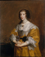 anthony-van-dyck-1636-dronning-henrietta-maria-kunsttryk-fin-kunst-reproduktion-vægkunst-id-aohvauip6