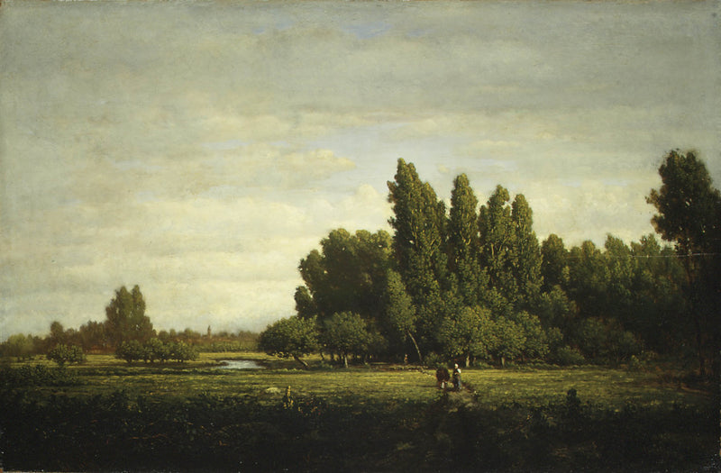 theodore-rousseau-1845-a-meadow-bordered-by-trees-art-print-fine-art-reproduction-wall-art-id-aoi9k29o0