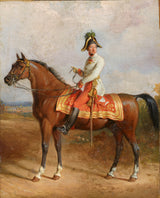 約翰·彼得·克拉夫特-1850-查爾斯王子馬背上的藝術印刷品美術複製品牆藝術 id-aoid​​67ta3