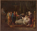 jean-vignaud-1819-skitse-for-st-nicolas-du-chardonnet-kirken-jesus-opdragelse-jairus-datter-kunst-print-kunst-reproduktion-vægkunst