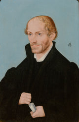盧卡斯·克拉納赫長老 1545 年菲利普·梅蘭奇頓的肖像 1497-1560 年藝術印刷品美術複製品牆藝術 id-aojqi6nqu