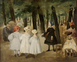 Edouard Manet-1862-gyermek-in-the-Tuileriák kertek-art-print-fine-art-reprodukció fal-art-id-aokxdiqnx