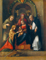 安东尼奥·达·科雷吉奥-1515-圣凯瑟琳的神秘婚姻-艺术印刷品-精美艺术-复制品-墙艺术-id-aol22lkth