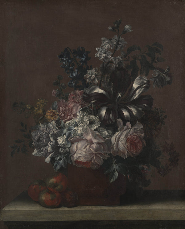 unknown-18th-still-life-with-flowers-and-fruit-apples-art-print-fine-art-reproduction-wall-art-id-aol5p8ohv
