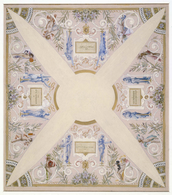 luc-olivier-merson-1888-sketch-for-the-stairs-of-the-city-hall-of-paris-festival-july-art-print-fine-art-reproduction-wall-art