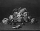 john-a-woodside-1825-stilleben-persikor-äpple-och-päron-konsttryck-finkonst-reproduktion-väggkonst-id-aollzziz3