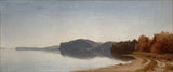 桑福德·罗宾逊·吉福德1866年，钩子山在尼亚克附近的哈德森艺术印刷上精美的艺术复制品墙艺术编号aolw5k4iv