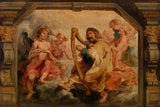 彼得·保罗·鲁本斯·国王大卫玩竖琴艺术印刷精美的艺术复制墙艺术id-aom2f908i