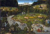 Лукас Кранах-най-бъз-1540-лов-близки до Hartenfels-замък-арт-печат-фино арт-репродукция стена-арт-ID-aom5h4hyt