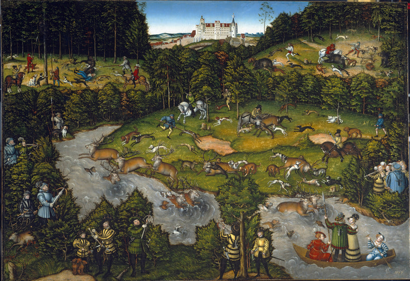 lucas-cranach-the-elder-1540-hunting-near-hartenfels-castle-art-print-fine-art-reproduction-wall-art-id-aom5h4hyt