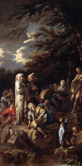 救世主罗莎1660年圣约翰施洗约翰在荒野艺术打印精美的艺术复制品墙上艺术id aomkstoiu