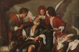 贝尔纳多-斯特罗齐-1630-托比亚斯-治愈他的父亲-失明-艺术印刷-美术复制品-墙艺术-id-aomoyg6pz