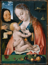 joos-van-cleve-1512神圣家族艺术印刷精美艺术复制品墙艺术ID aoptjpmpp