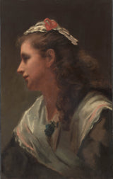 william-morris-hunt-1873-jego-pierwszy-model-panna-russell-art-print-reprodukcja-dzieł sztuki-wall-art-id-aorczjy12