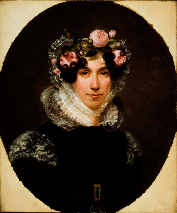 henri-francois-riesener-1825-portrait-of-madame-bernard-leon-wife-of-actor-art-print-fine-art-reproduction-wall-art