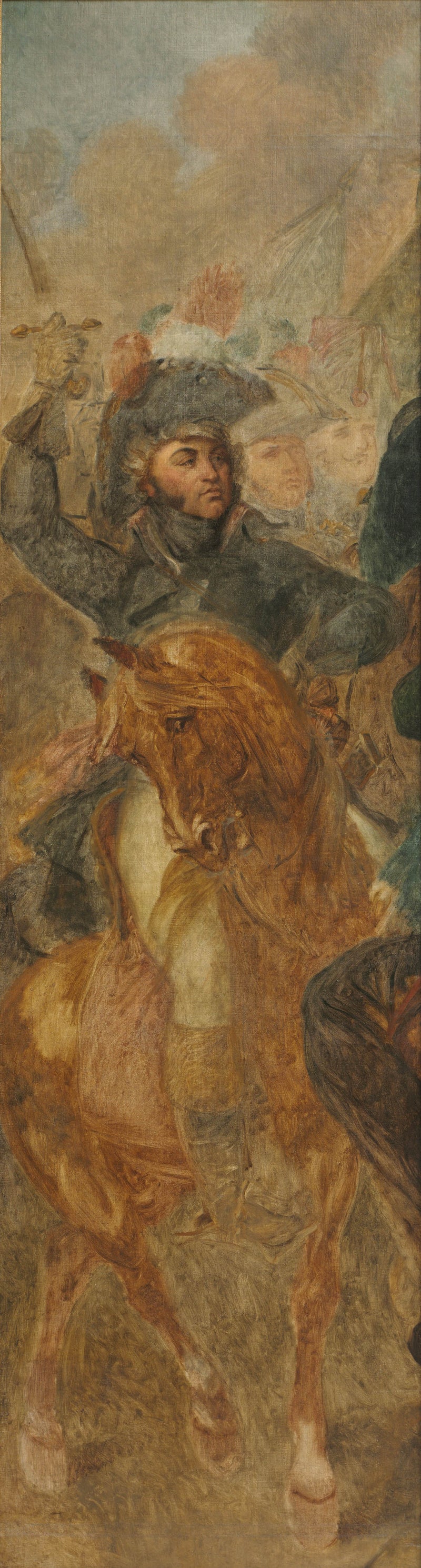 antoine-jean-gros-1835-general-jean-baptiste-kleber-and-egyptian-family-sketches-forthe-battle-of-the-pyramids-art-print-fine-art-reproduction-wall-art-id-aos0mgkgh